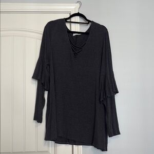 Dark Grey Women's Top